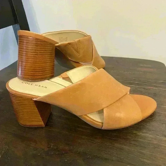 Cole Haan Tan Mules - Picture 5 of 6